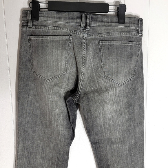 4/$20 New York & Co Midrise Slim Straight Leg Gray Jeans Size 8 - Picture 6 of 6